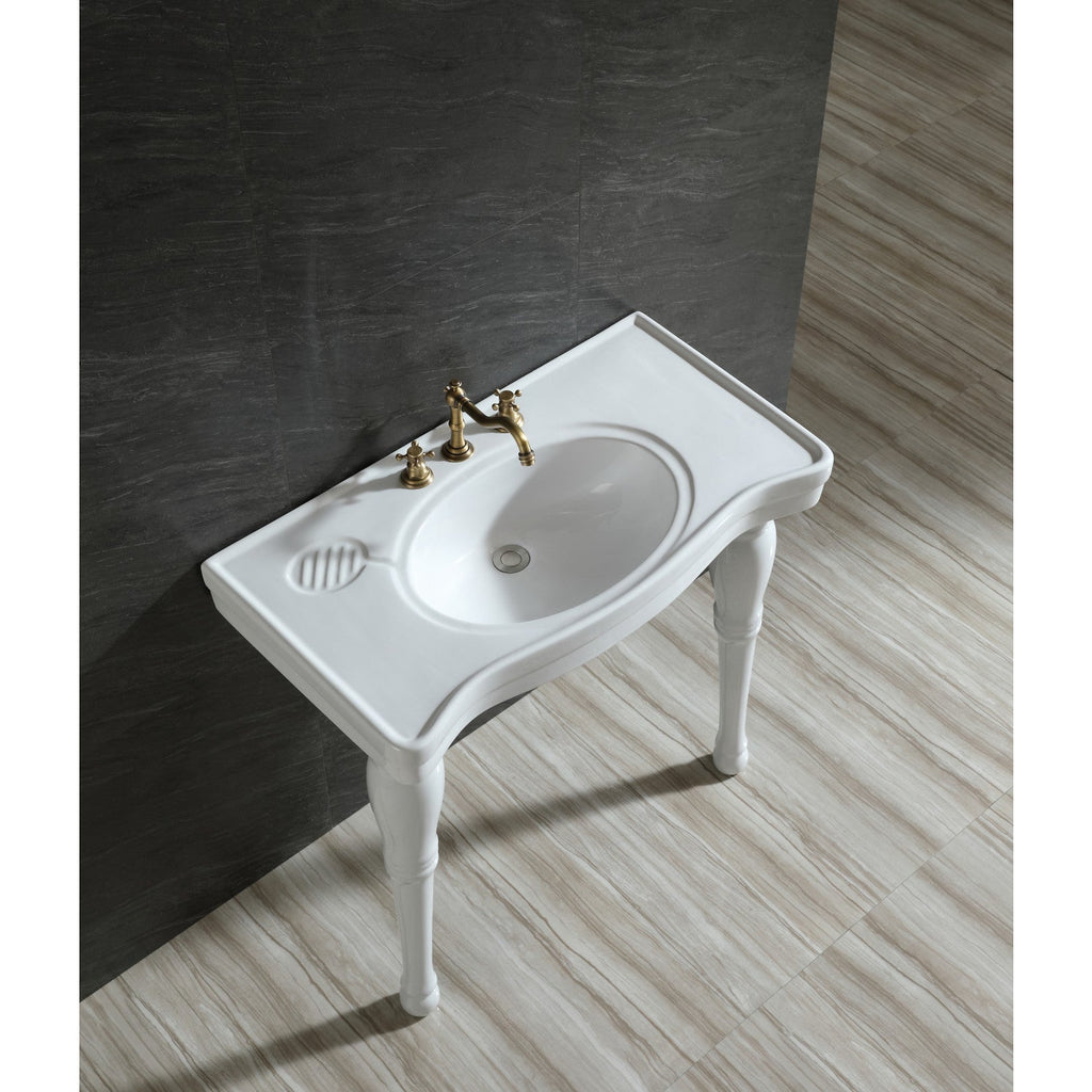 Kingston Brass Imperial lavabo consola — vista