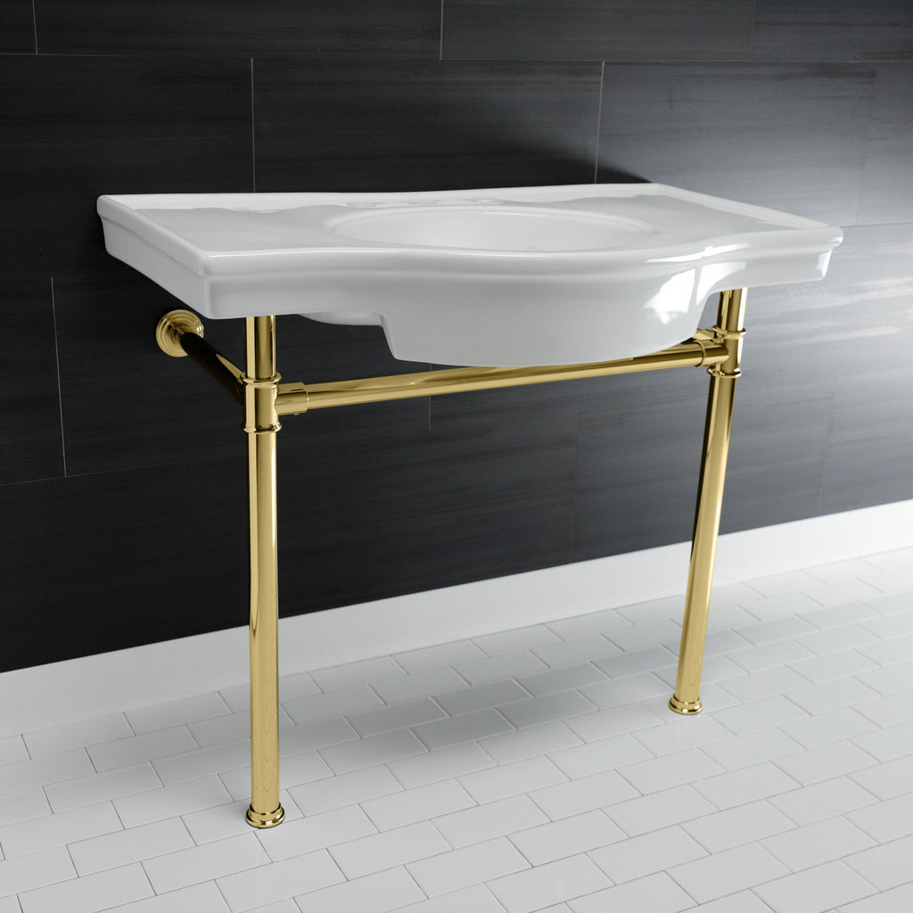 Kingston Brass Templeton lavabo consola — vista