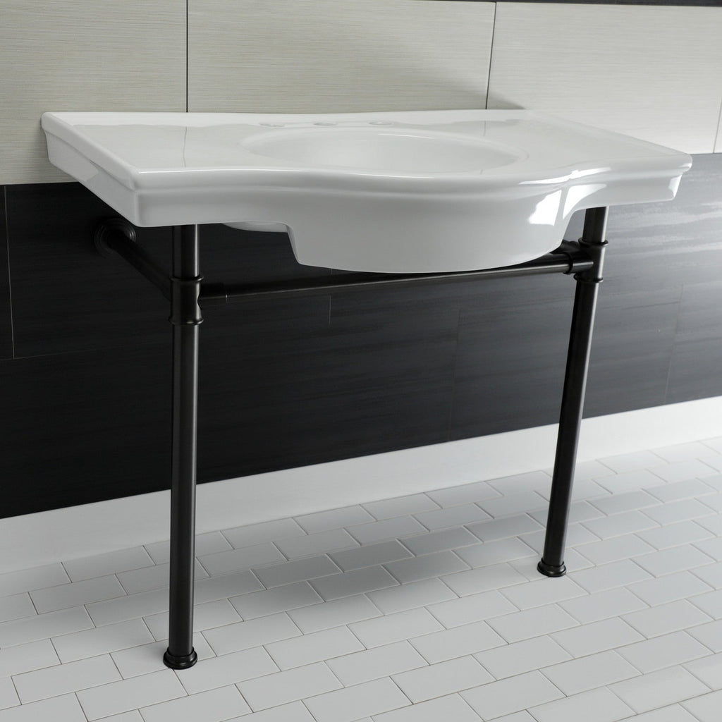 Kingston Brass Templeton lavabo consola — vista