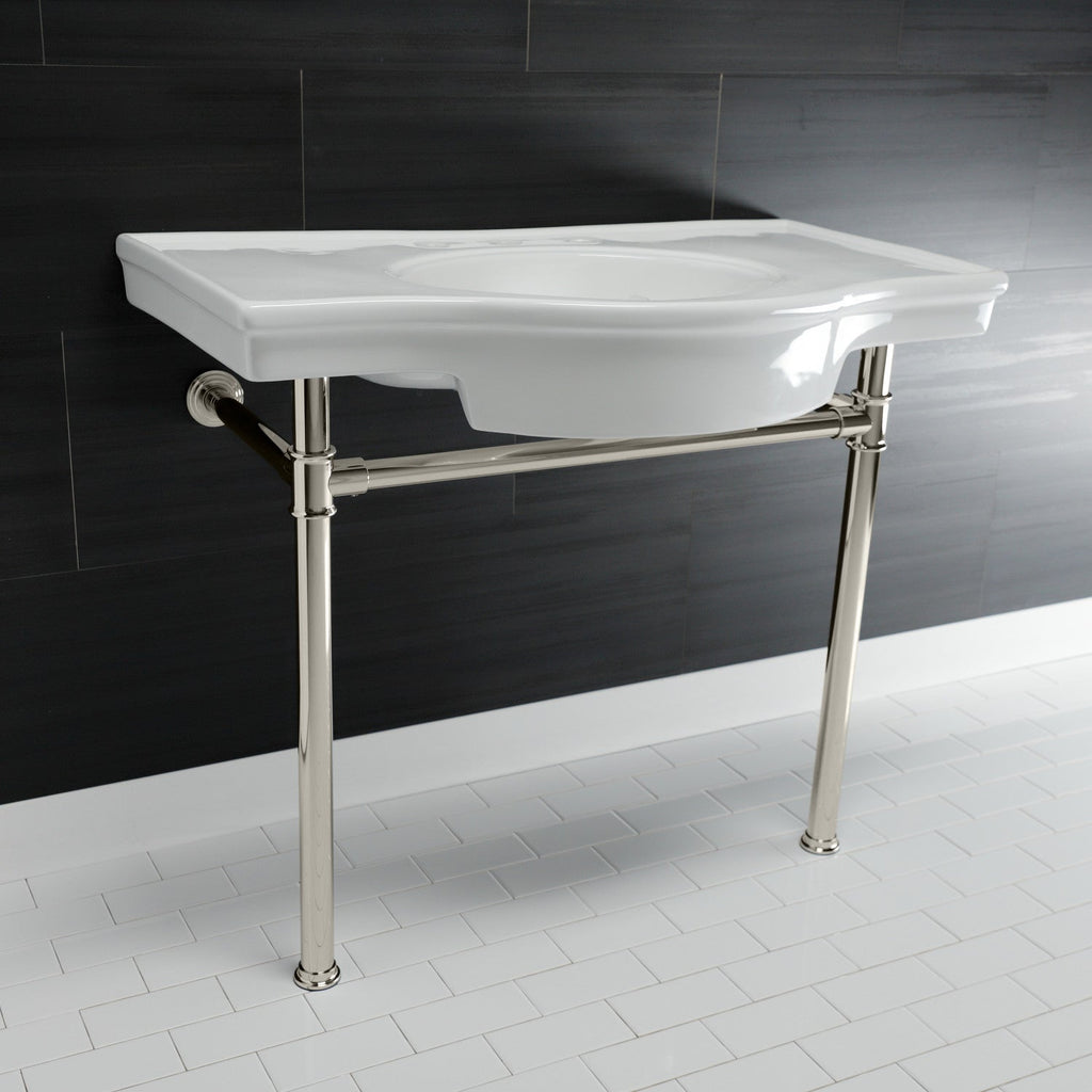 Kingston Brass Templeton lavabo consola — vista