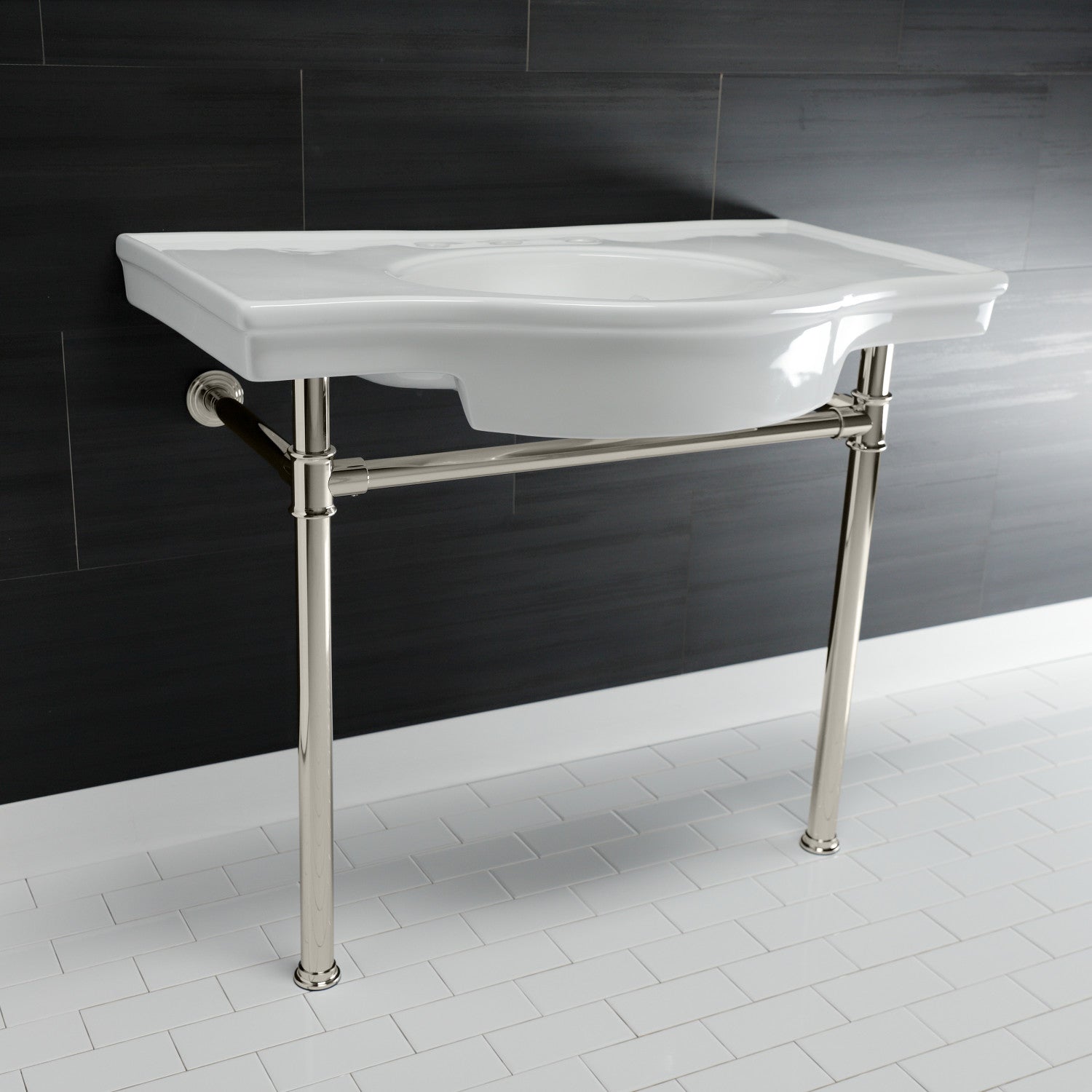 Kingston Brass Templeton lavabo consola — vista