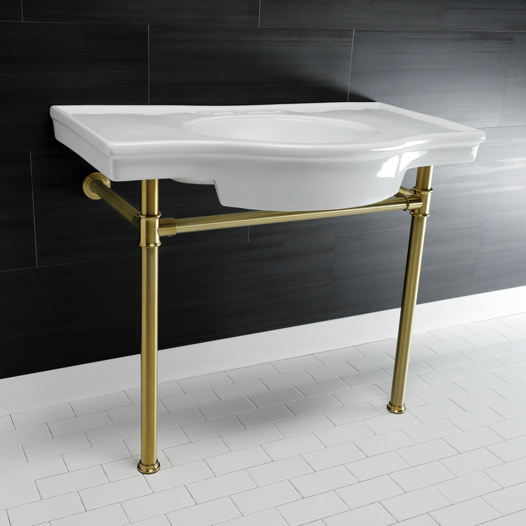 Kingston Brass Templeton lavabo consola — vista
