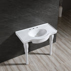 Kingston Brass Templeton lavabo consola — vista