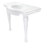 Kingston Brass Templeton lavabo consola — Blanco