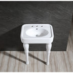 Kingston Brass Derrah lavabo consola — vista