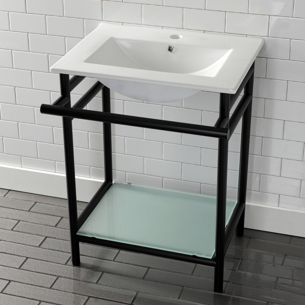 Kingston Brass Sheridan lavabo consola — vista