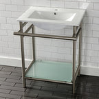 Kingston Brass Sheridan lavabo consola — vista