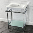 Kingston Brass Sheridan lavabo consola — vista