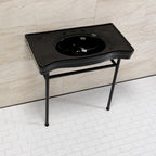 Kingston Brass Bristol lavabo consola — vista