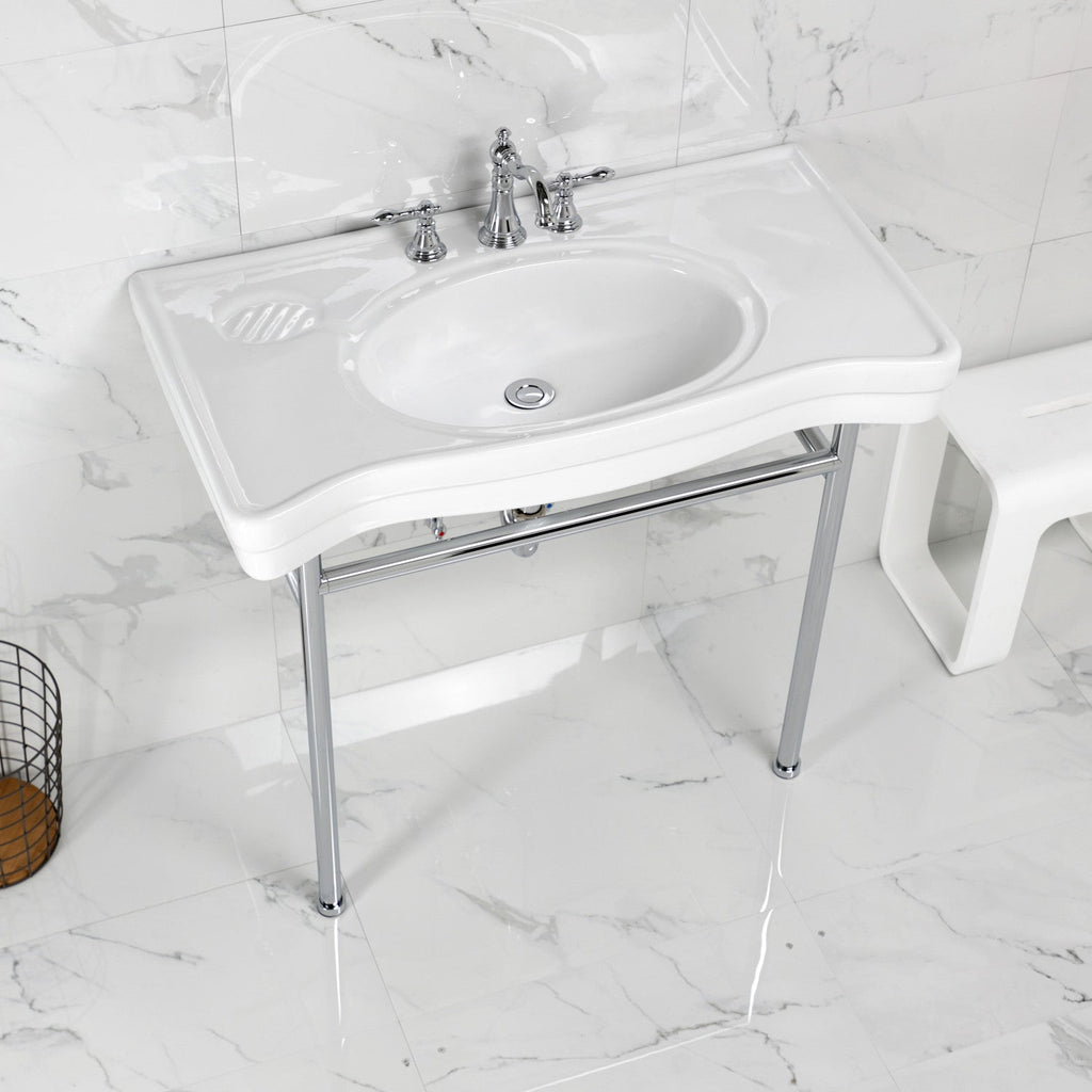 Kingston Brass Bristol lavabo consola — vista