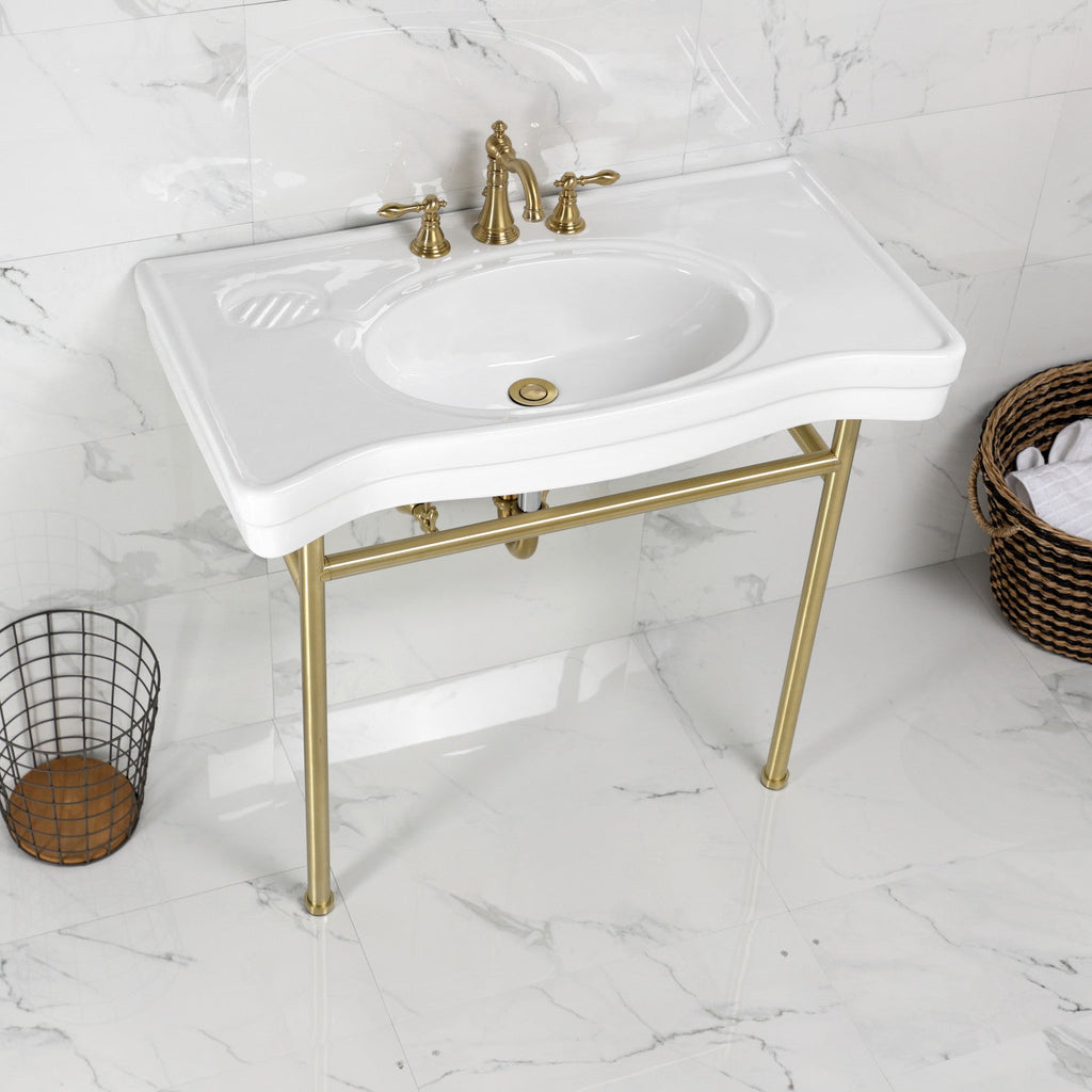 Kingston Brass Bristol lavabo consola — vista