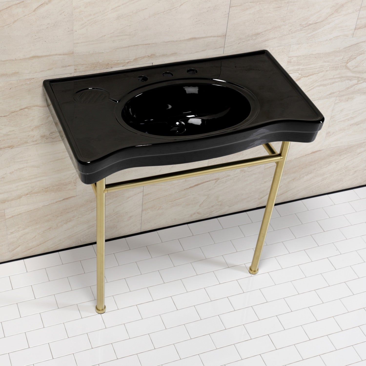 Kingston Brass Bristol lavabo consola — vista