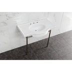 Kingston Brass Manchester lavabo consola — vista