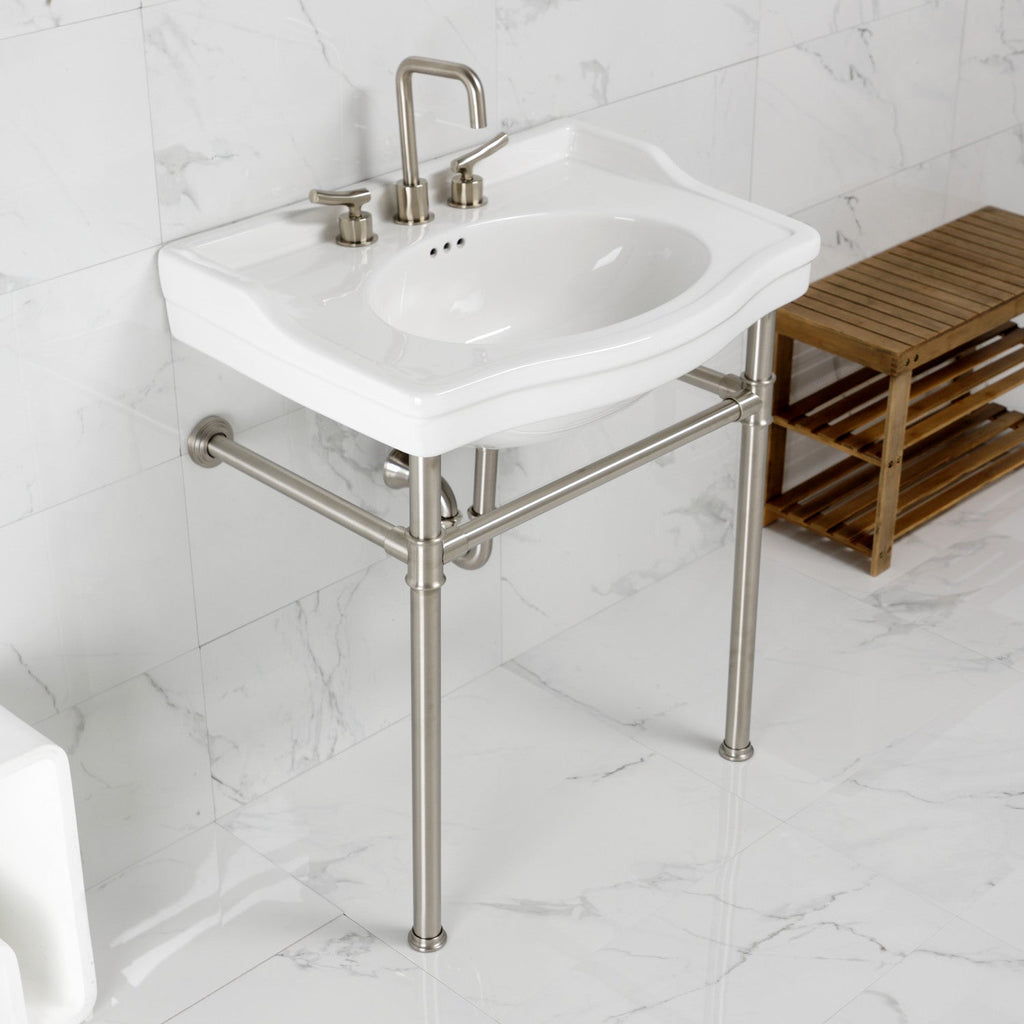 Kingston Brass Victorian lavabo consola — vista