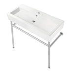 Kingston Brass New Haven lavabo consola — Cromo Pulido