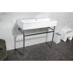 Kingston Brass New Haven lavabo consola — vista