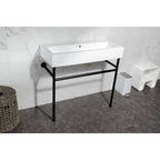 Kingston Brass New Haven lavabo consola — vista