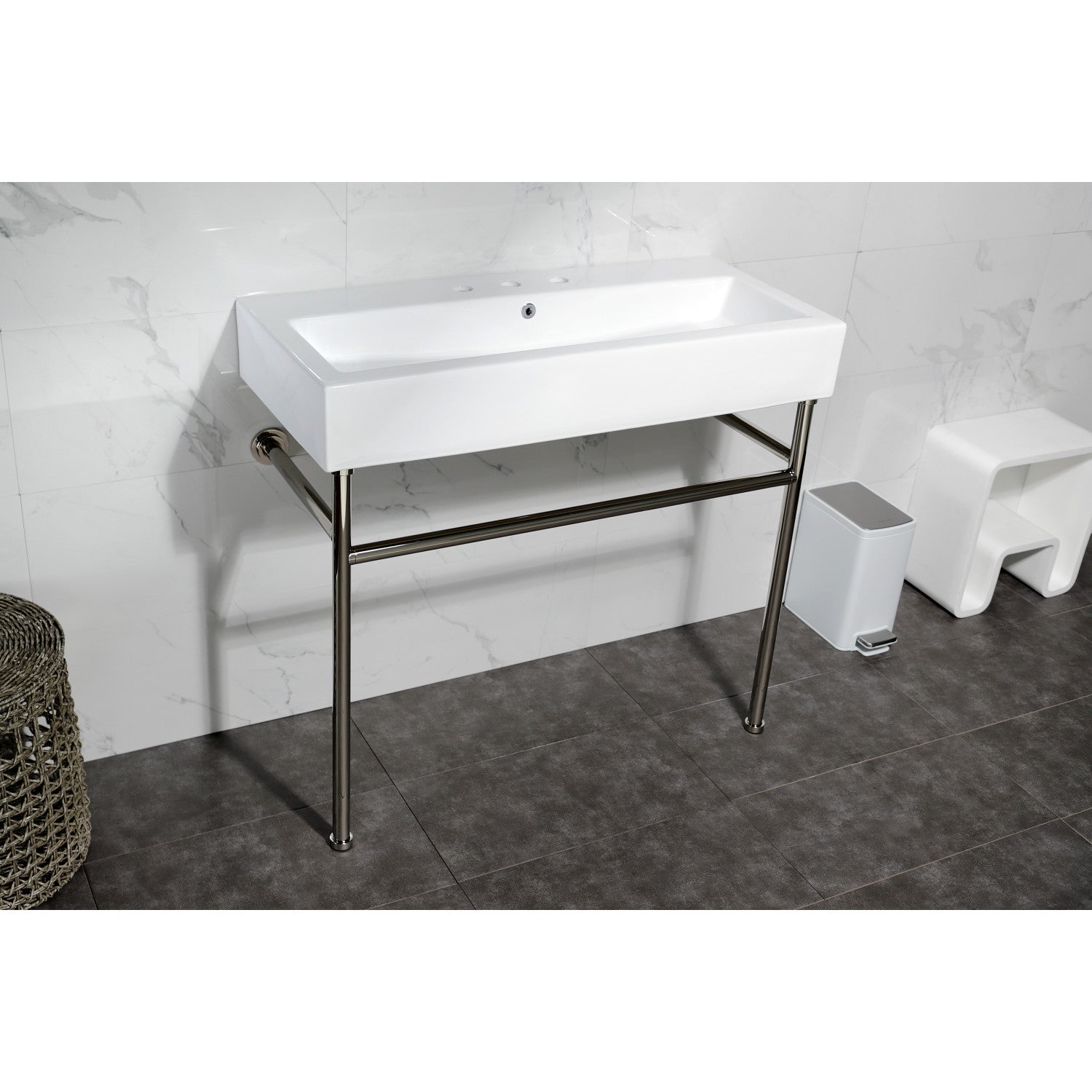 Kingston Brass New Haven lavabo consola — vista