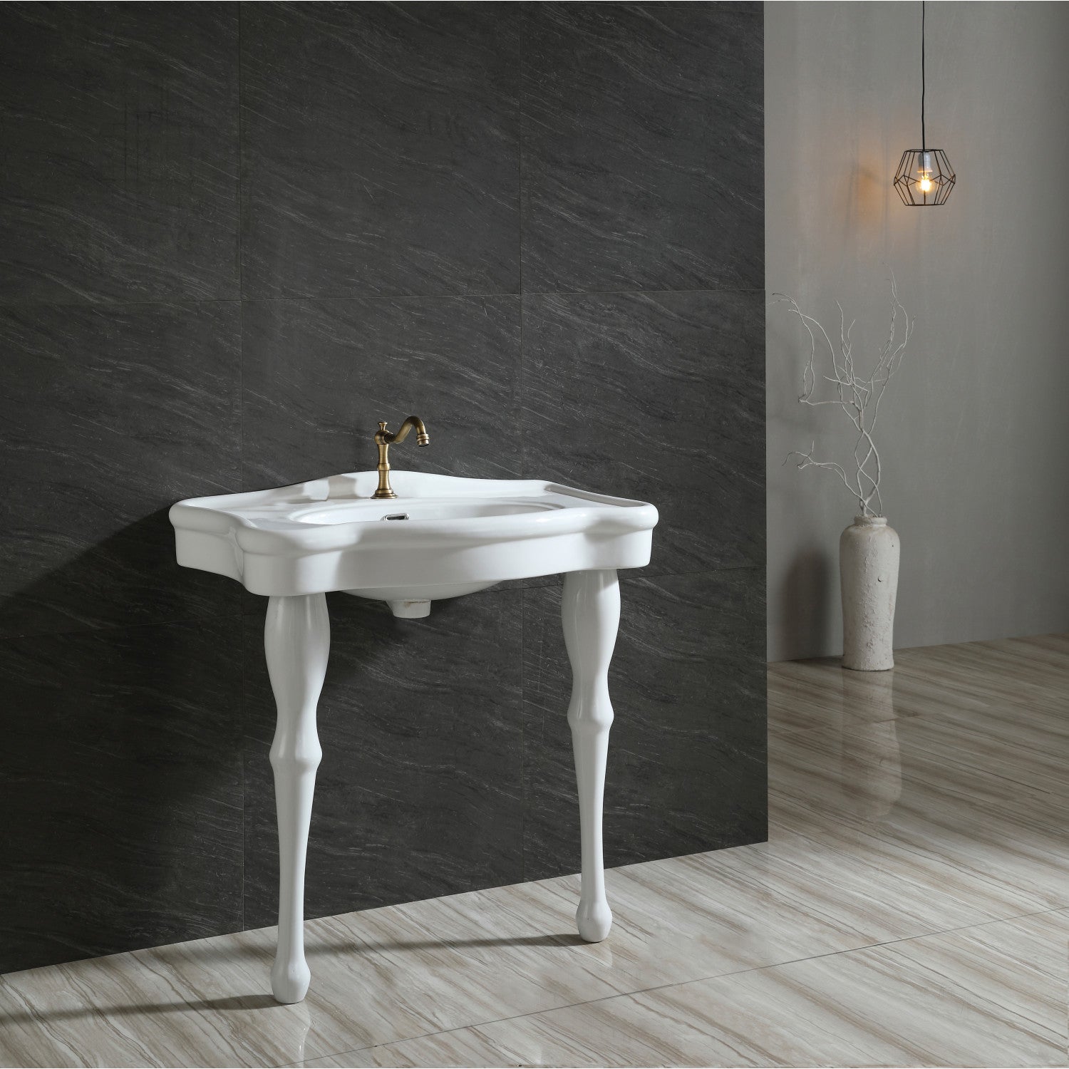 Kingston Brass Imperial lavabo consola — vista