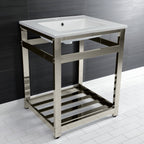 Kingston Brass Quadras lavabo consola — vista