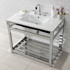 Kingston Brass Quadras lavabo consola — vista