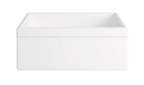 Bante Vanita — Tarja de Cocina de Cerámica Refractaria (Fireclay), Frente Granjero Liso