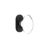 Negro Mate · 1-1/2" x3" Oval Rosette