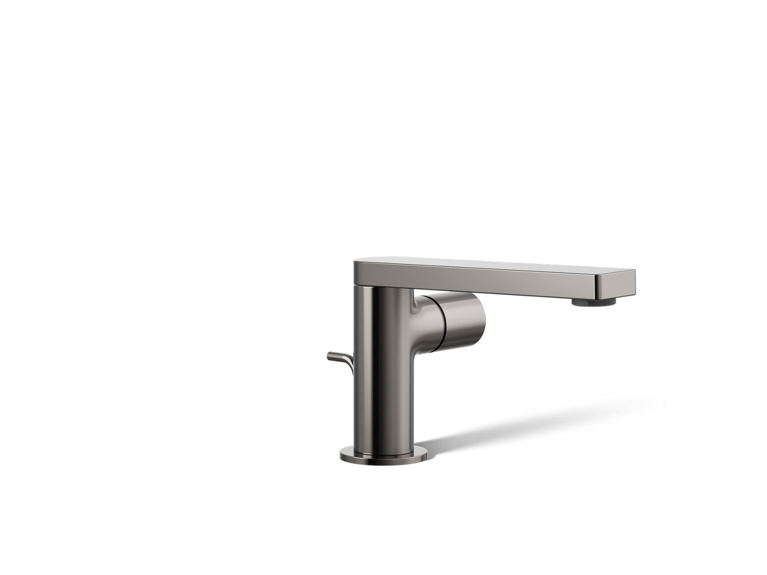 Kohler Composed — Llave de Lavabo Monomando con Manija Cilíndrica — Titanio Vibrant
