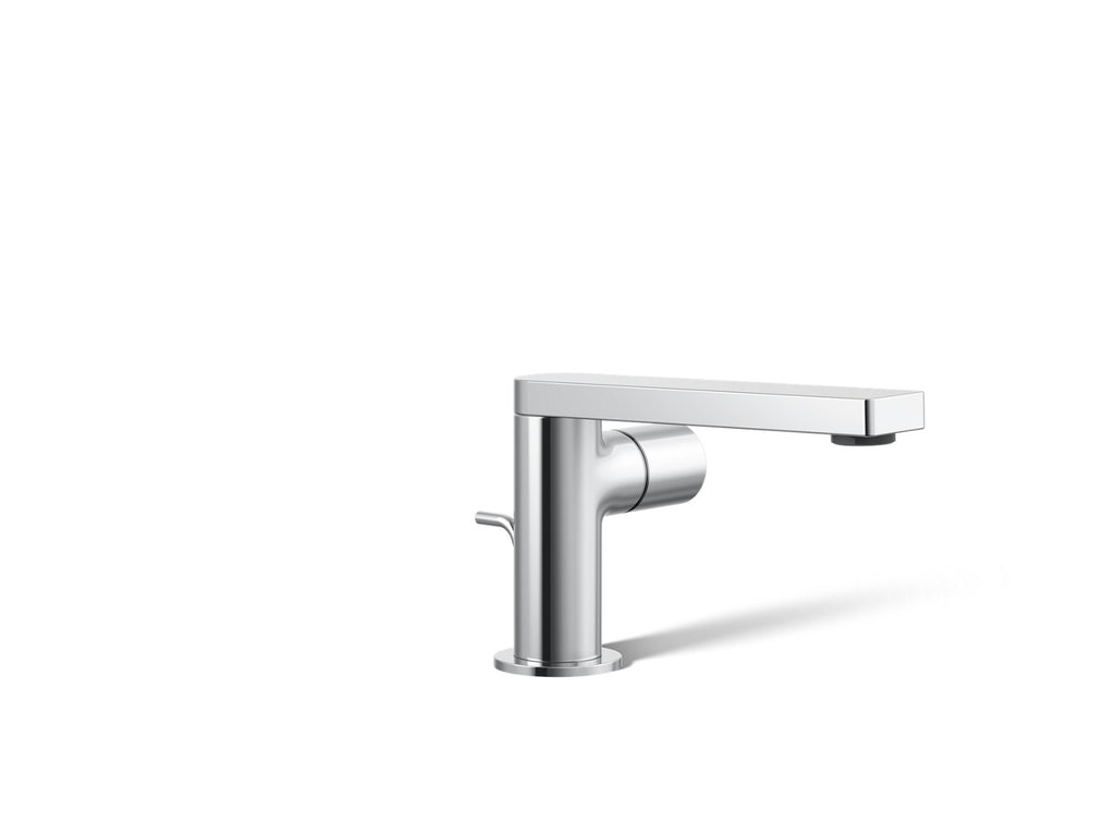 Kohler Composed — Llave de Lavabo Monomando con Manija Cilíndrica — Cromo Pulido