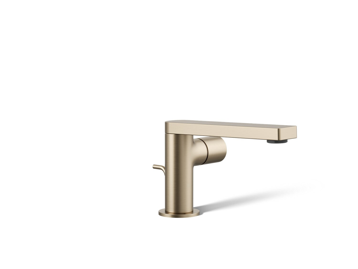 Kohler Composed — Llave de Lavabo Monomando con Manija Cilíndrica — Bronce Cepillado Vibrant