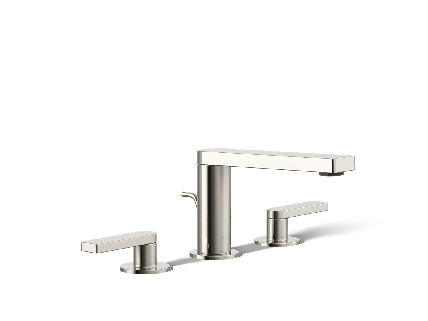 Kohler Composed — Llave de Lavabo Widespread (3 Orificios) con Manijas de Palanca — Níquel Pulido Vibrant