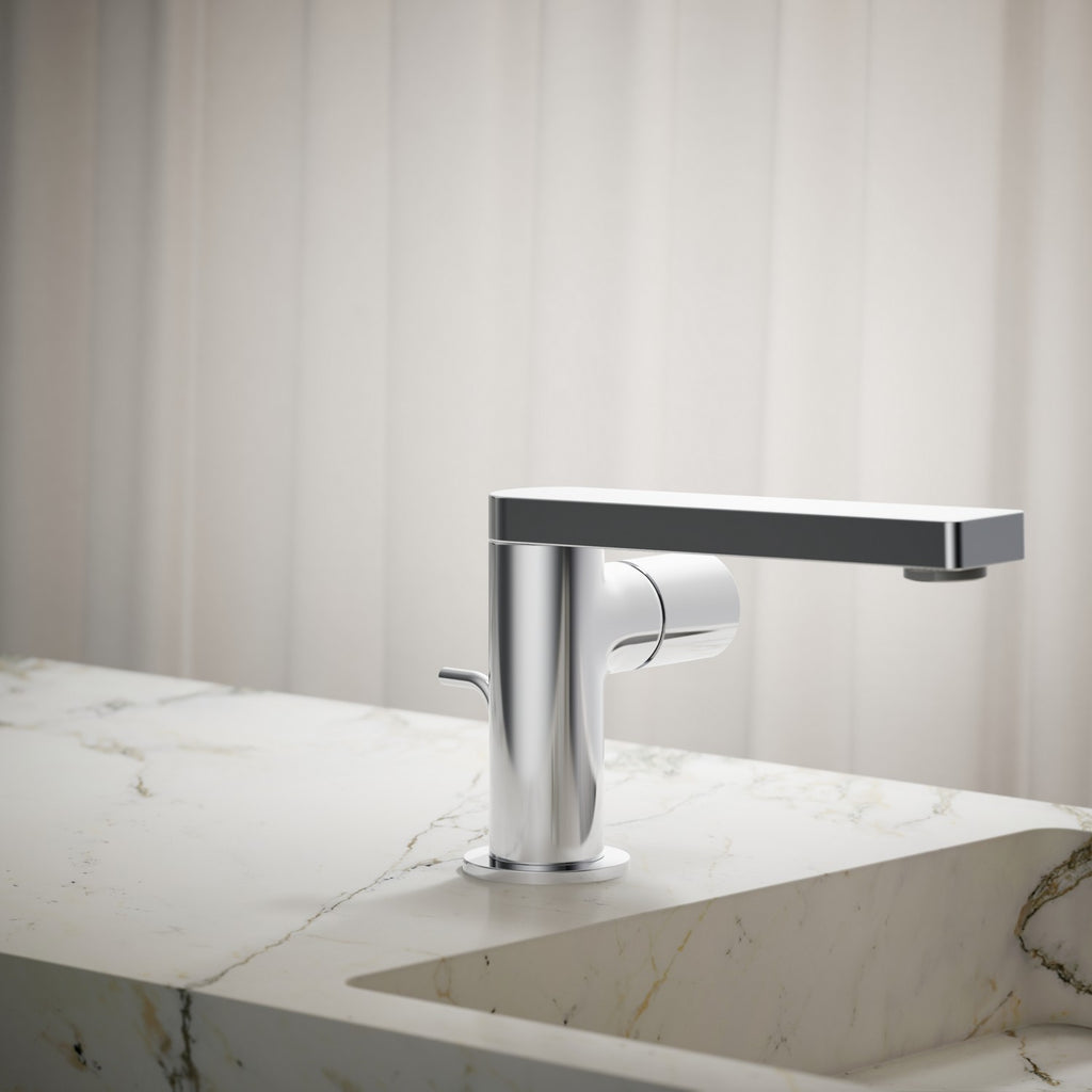 Kohler Composed — Llave de Lavabo Monomando con Manija Cilíndrica — Ambientación 1