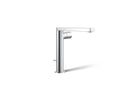 Kohler Composed — Llave de Lavabo Monomando Alta con Manija Cilíndrica — Cromo Pulido