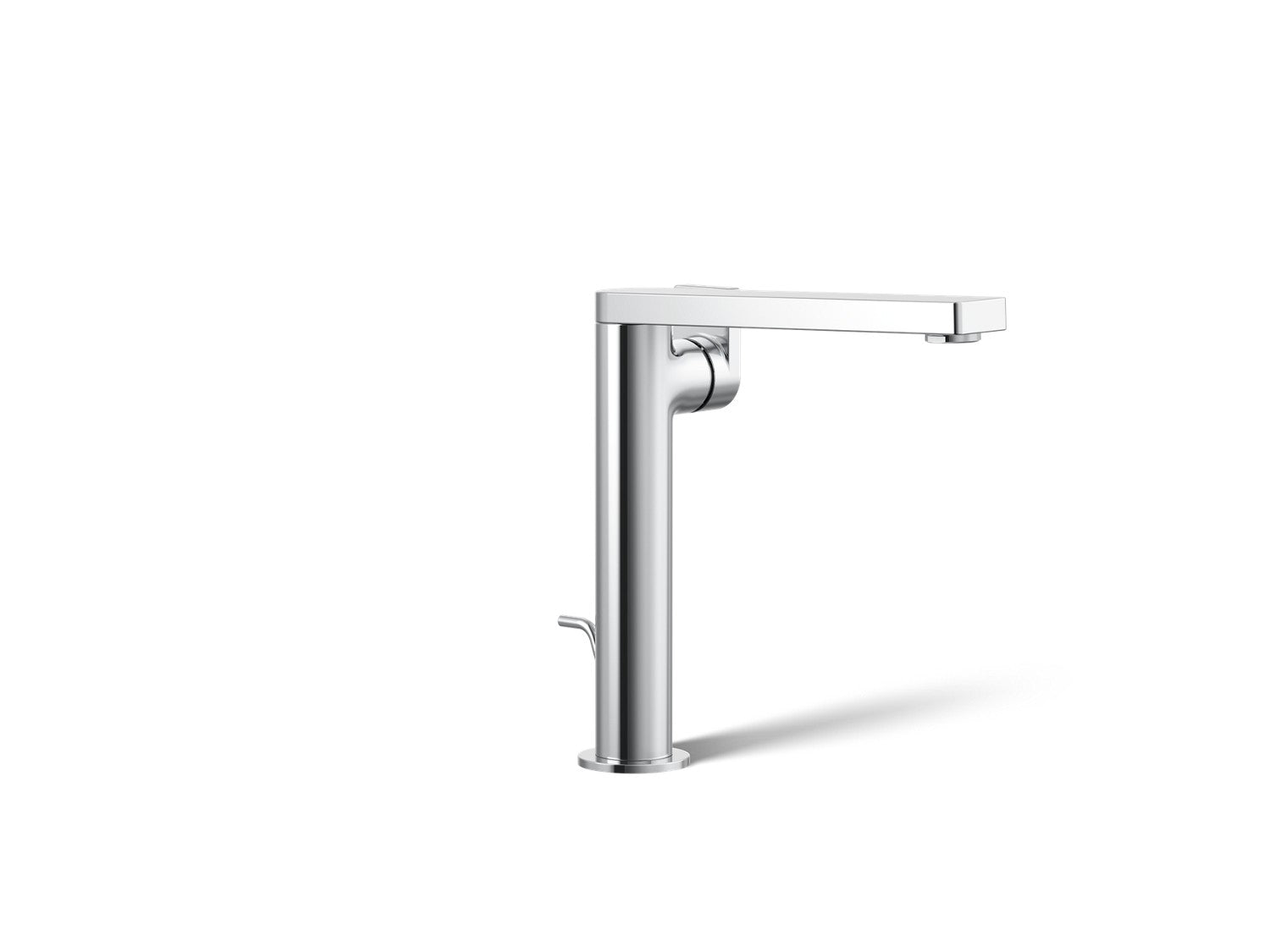 Kohler Composed — Llave de Lavabo Monomando Alta con Manija de Palanca — Cromo Pulido