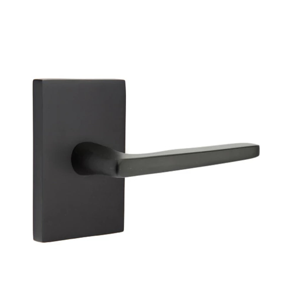 Negro Mate · Modern Rectangular Rosette