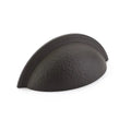 Schaub Jaladera Atherton Cup Plain Edges Martillada, 3" cc — Bronce Aceitado