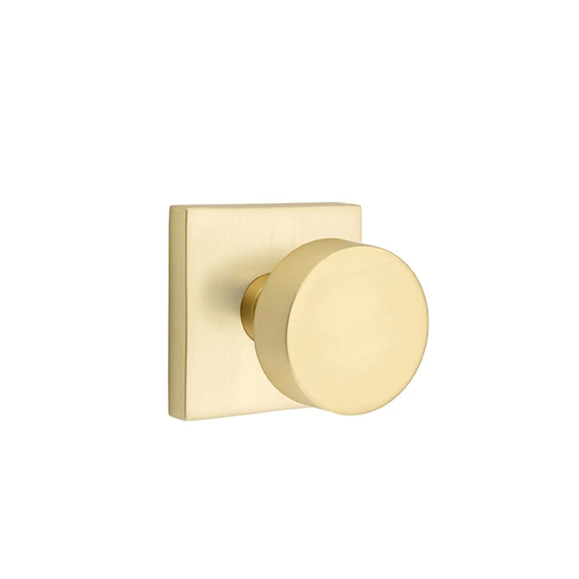 Latón Satinado · Square Rosette