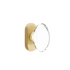 Latón Satinado · 1-1/2" x3" Oval Rosette