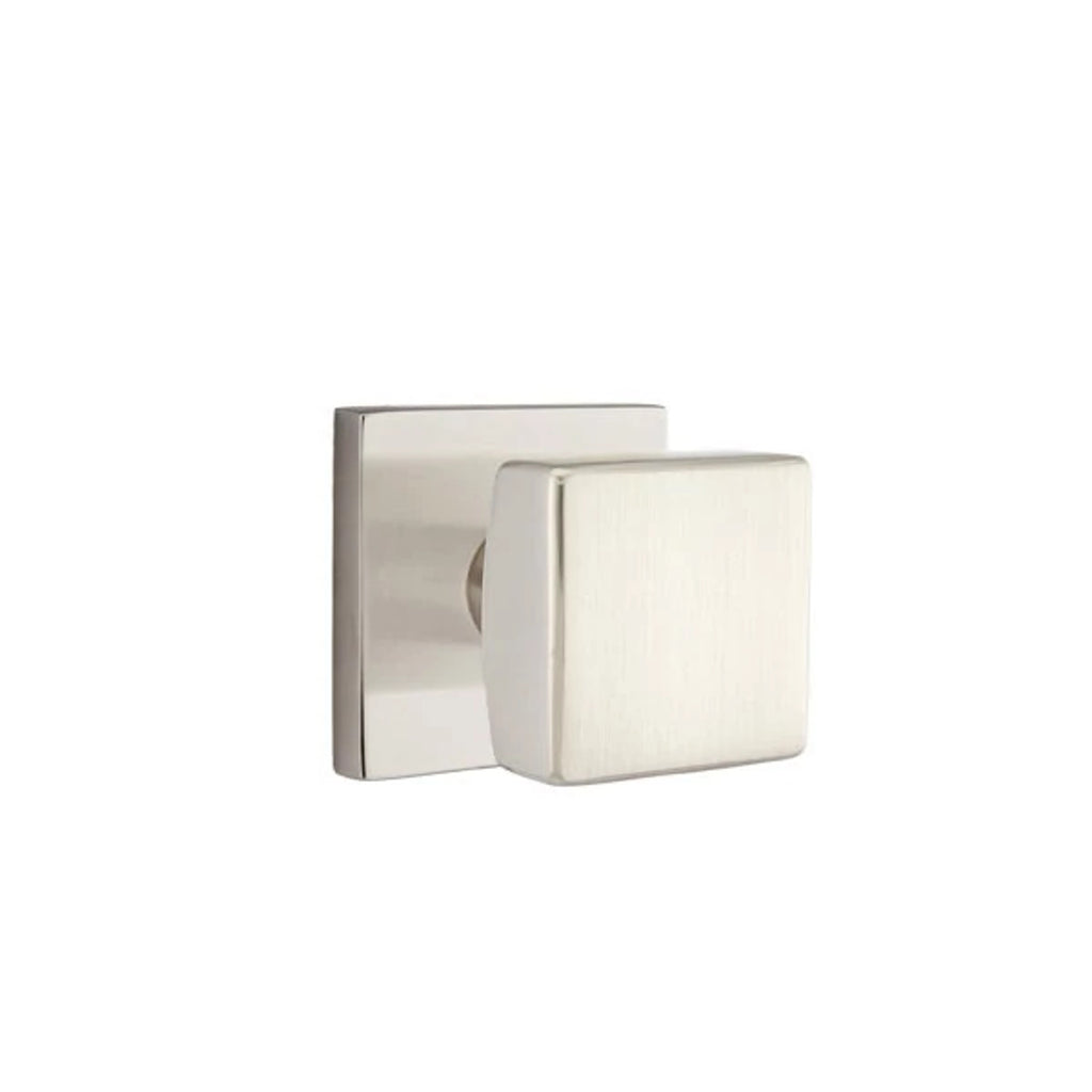 Níquel Satinado · Square Rosette