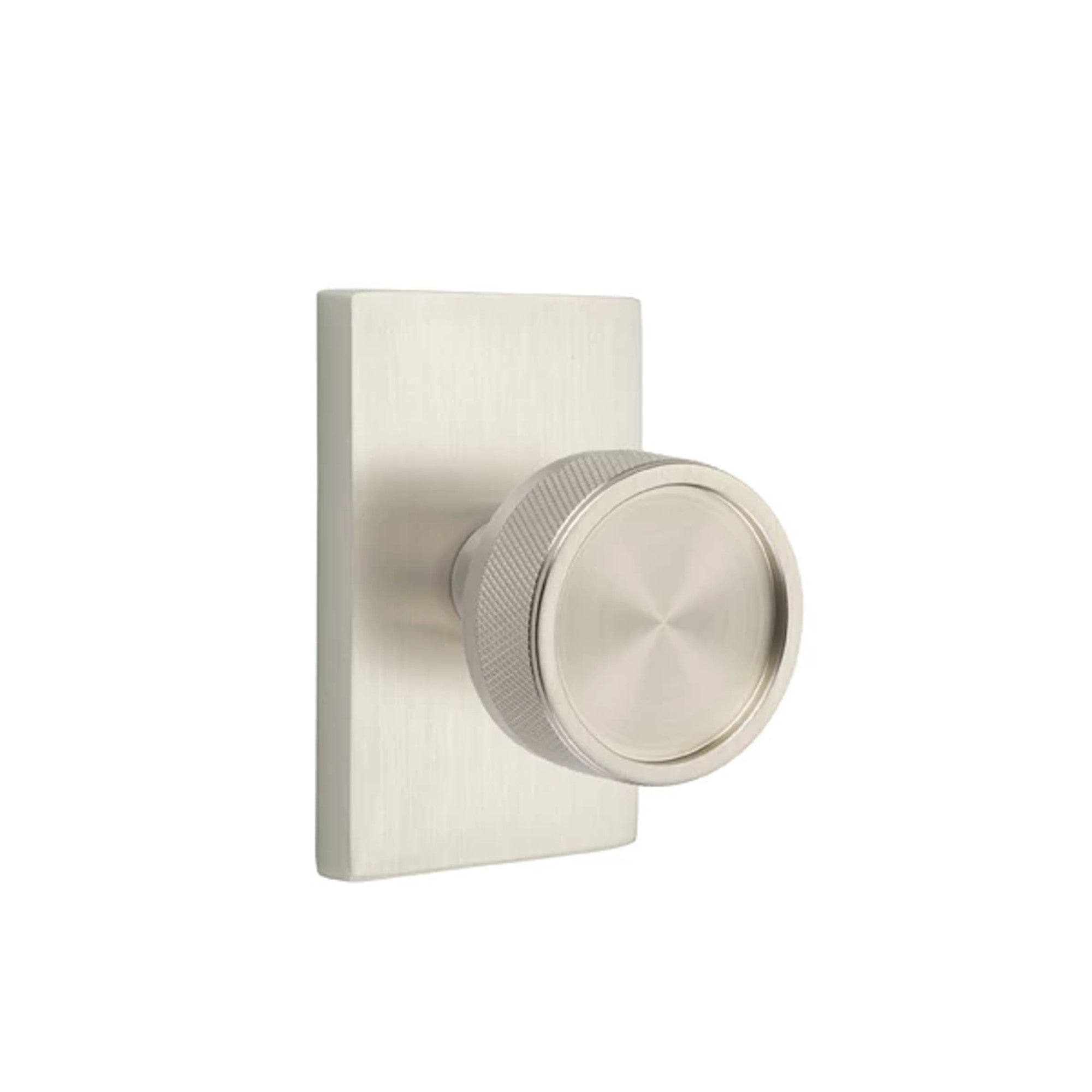 Níquel Satinado · Modern Rectangular Rosette