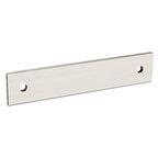 Baldwin Hardware CONT. Back Plate 4" 4926 — Níquel satinado