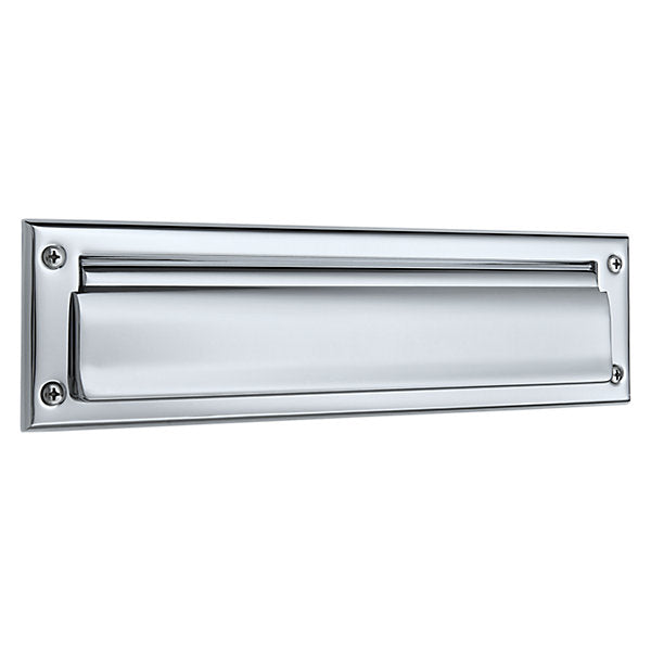 Baldwin Hardware Placa de Buzón 0012 — Cromo pulido