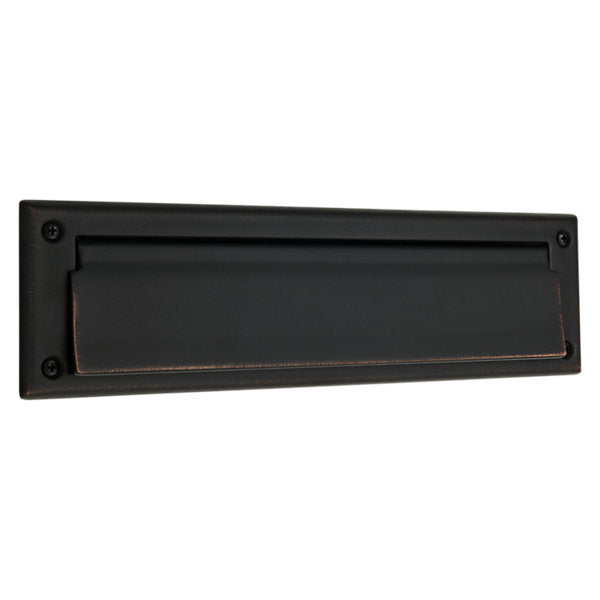 Baldwin Hardware Placa de Buzón 0014 — Bronce veneciano