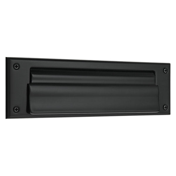 Baldwin Hardware Placa de Buzón 0015 — Bronce aceitado