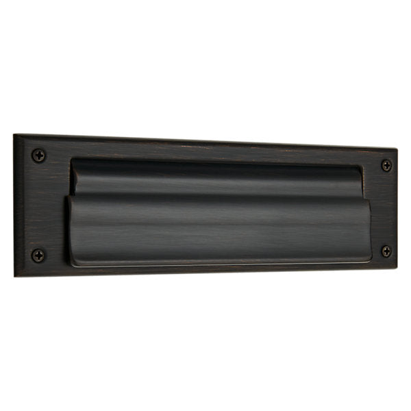 Baldwin Hardware Placa de Buzón 0015 — Bronce veneciano