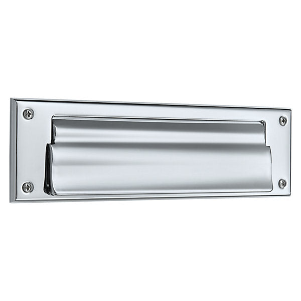 Baldwin Hardware Placa de Buzón 0015 — Cromo pulido
