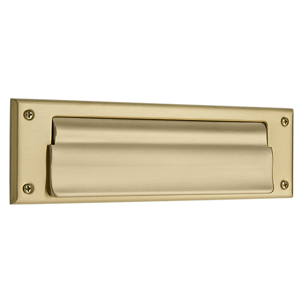 Baldwin Hardware Placa de Buzón 0017 — Latón vintage
