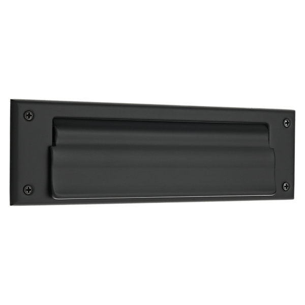 Baldwin Hardware Placa de Buzón 0017 — Negro satinado