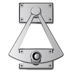 Baldwin Hardware Cuadrante Media Puerta 0340 — Cromo pulido