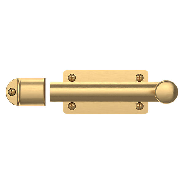 Baldwin Hardware Pasador Media Puerta 0345 — Latón satinado Lifetime